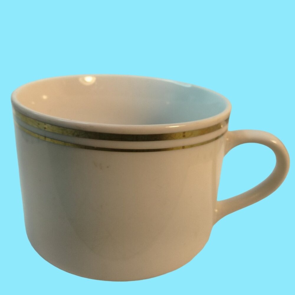 Sango Avante Collection Splendor Mug white gold Coffee Cup